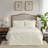 3 Piece Split Corner Pleated Quilted Bedspread-108977357-108977359