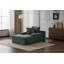 Chaise longue rembourrée en velours côtelé Modern-117430050