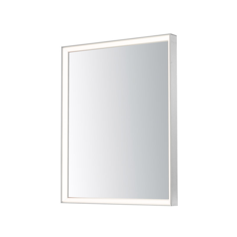 Bevel-LED Mirror, Silver, 30" x 24"
