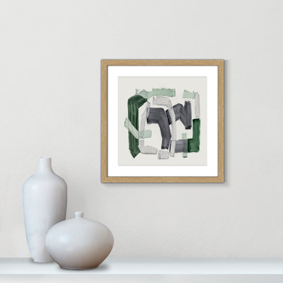 Formes d'émeraude - reproduction carrée par Casa Fine Arts