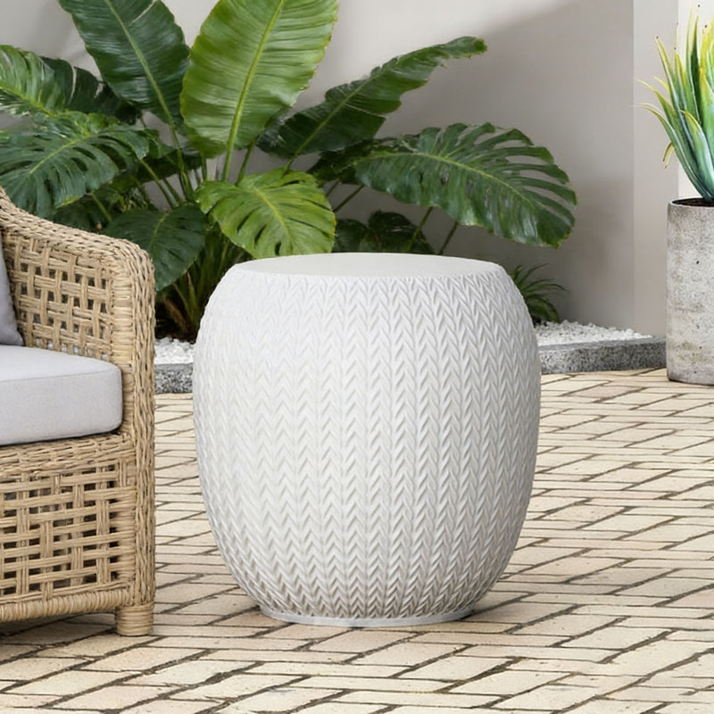 Outdoor LightWeight Concrete Side Table