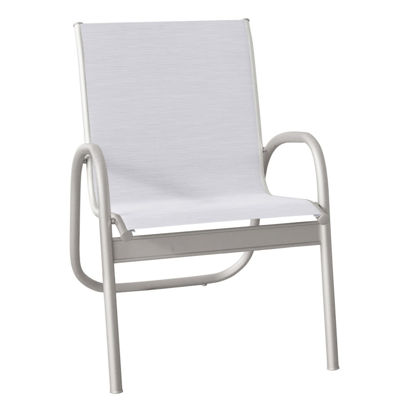 Fauteuil de patio Gardenella, Gris chaleureux texturé, Ormeau