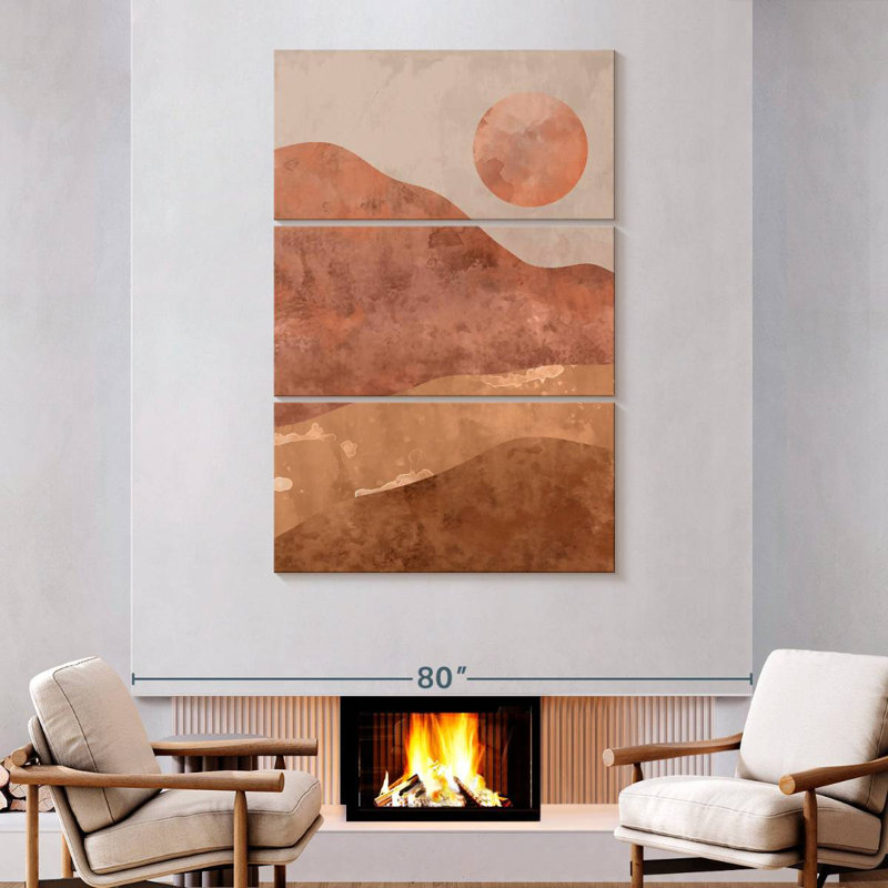 Avery Simple Mountain, 74" H x 48" W