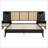 Cherno Wooden Rattan Bed Frame-284860285