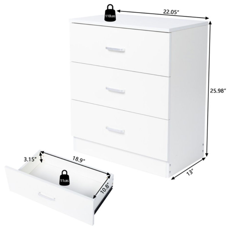 22.05'' W Nightstand