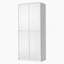 Armoire de cuisine avec tablettes, armoire de rangement décorative avec 3 tablettes réglables, un tiroir caché-707962419