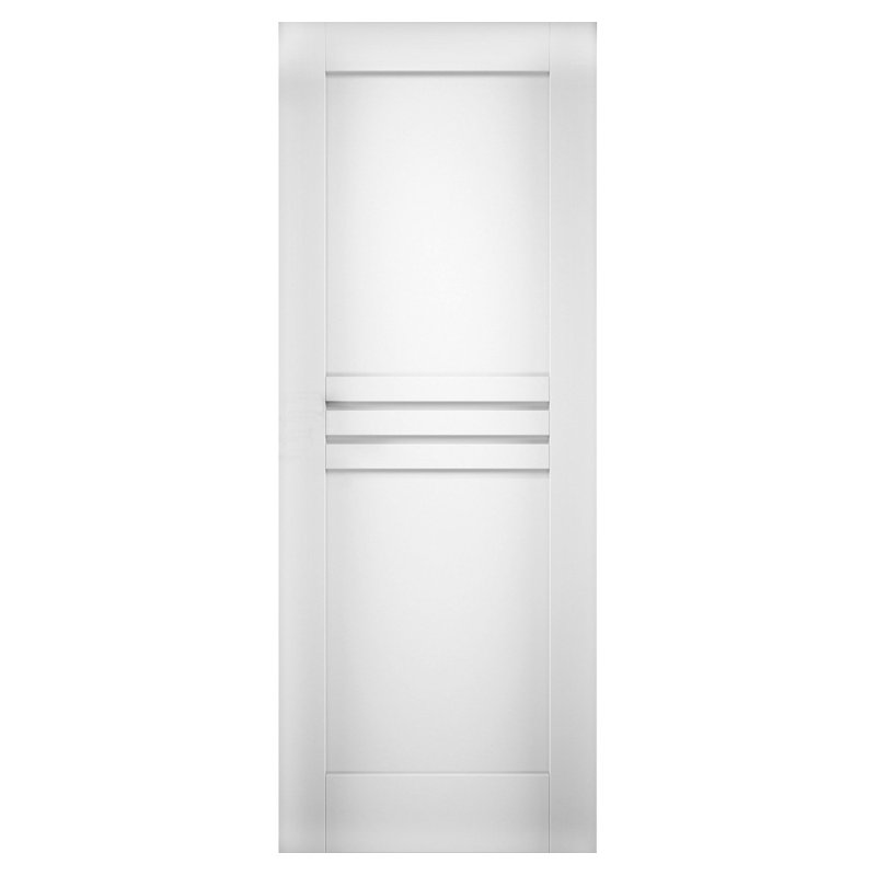 Dalle de porte blanche en bois manufacturé Mela, 32 po x 96 po