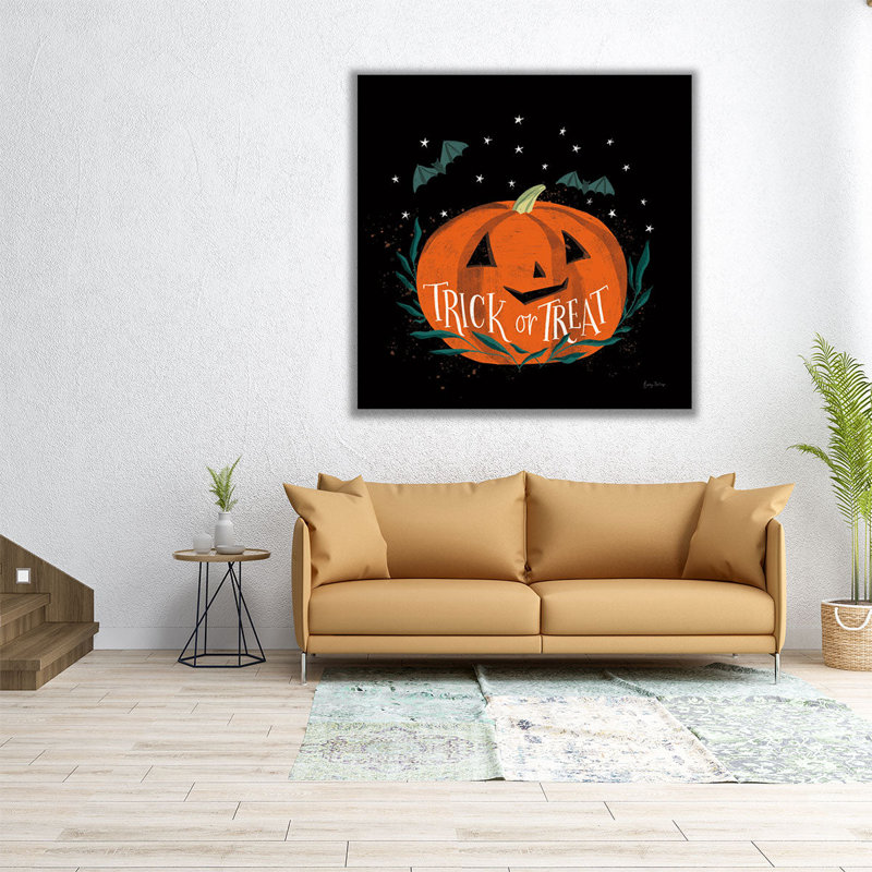 «Cute Halloween II», reproduction d'art sur toile, H 12 po x l 12 po