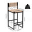 Ensemble de 2 tabourets de bar Honey