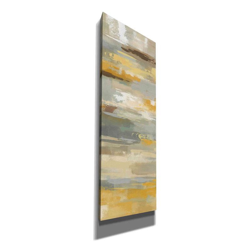 «Evanghelina Earth Abstracts II» par Silvia Vassileva, H 36 po x l 12 po x P 1,5 po