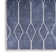 Pymble Geometric Machine Washable Area Rug in Navy Blue
