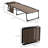 Patio Folding Sun Lounger Chair, Portable Camping Cot. Adjustable , Removable Pillow, Brown For Garden, Beach Entertainment Reclining Cot With Option.