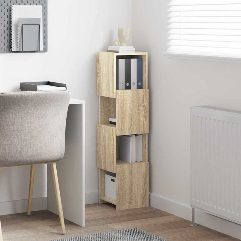 Corner Accent Chest, Sonoma Oak, 102cm H x 25.5cm W x 25cm D