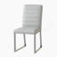 Ensemble de 2 chaises de bureau / salle à manger en polyuréthane de qualité supérieure avec mousse haute densité, pieds en fer robuste (galvanoplastie / peinture en aérosol), plusieurs couleurs. Assemblage facile-1604342172