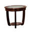 Table de bout cerisier foncé 1 pièce