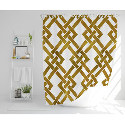Herlinda Polyester Shower Curtain Set