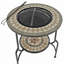 Brava Steel Wood Burning Fire Pit Table