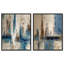 «Layers of Time Duo», ensemble de reproductions d'art encadrées par Art Remedy, cadre doré, 30 x 36-286465353-286465354