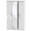 Yvette 3 Door Manufactured Wood Wardrobe-23704029-18860354