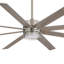 Ventilateur de plafond 72 po avec lumière, 8 pales réversibles, moteur à courant continu silencieux et télécommande-96712048
