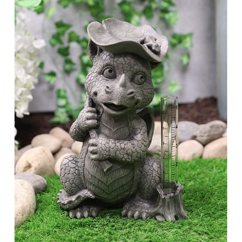 Statue fantaisiste de gouttes de pluie fantaisistes