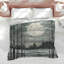 Full Moon Winter Landscape Comforter-125233295