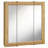 Searle Medicine Cabinet - Bathroom Wall Cabinet with Framed Mirrored Doors-374278800-374278807