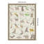  Tableau d'affichage en tissu encadré, Animal Alphabet II par Regina Moore pour une utilisation comme tableau d'affichage ou organisation murale