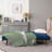 Jolee 70.4" Mid Century Modern Velvet Armless Convertible Futon, Twin Size-1439845802
