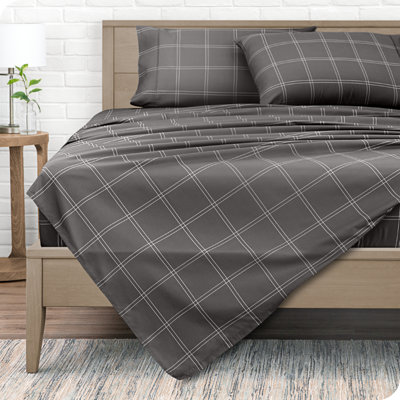 Ensemble de draps en microfibre géométrique