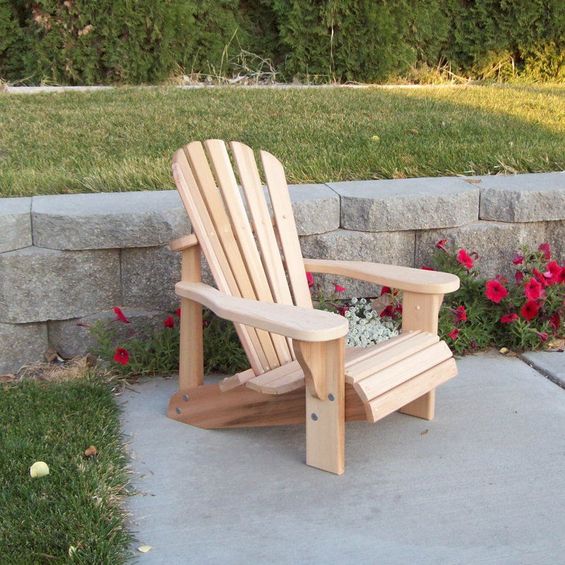 Cargo Outdoor Adirondack Chair, Unstained