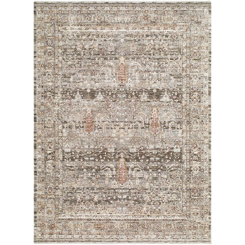 Tapis tissé à la machine Gionatan, Rectangle 5 pi 3 po x 6 pi 11,9 po
