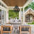 1-Light Wicker Outdoor Pendant Light, Coastal Boho Style Dome - Handwoven-1152167270