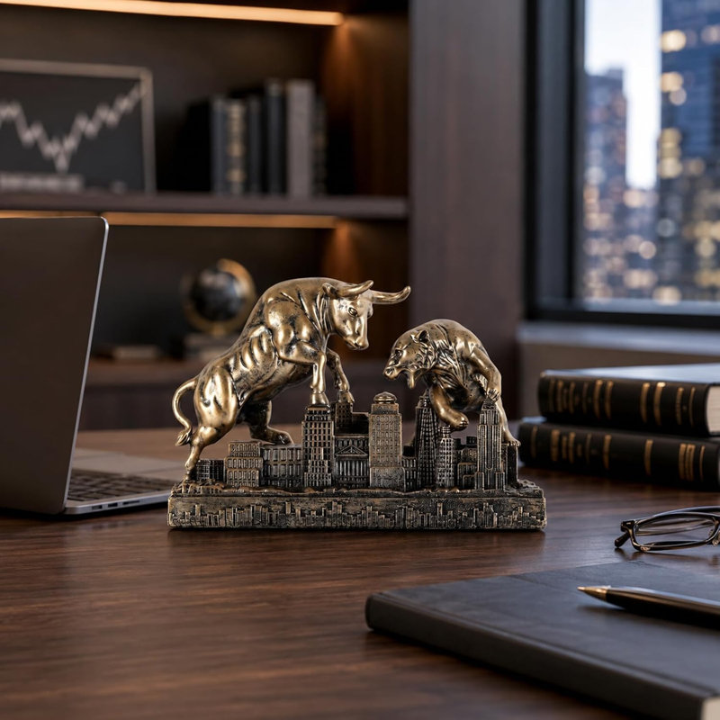 Sculpture d'intérieur en résine bronze