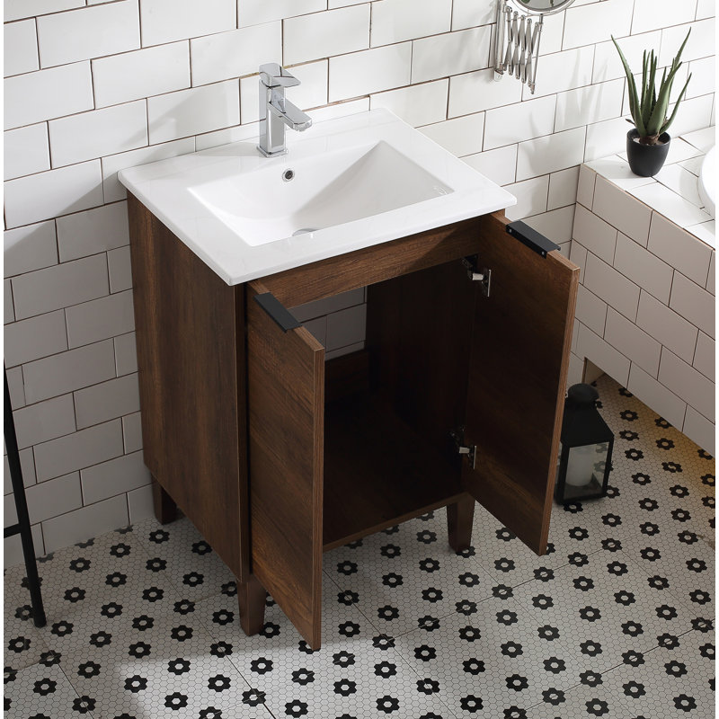Meuble-lavabo simple 24,2 po Deniece