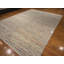 Tapis moderne 9 x 12 po, tapis en laine noué à la main, tapis minimaliste Racha, tapis rayé multicolore, tapis afghan contemporain, grand salon