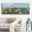À travers les fleurs sur toile-1124496371