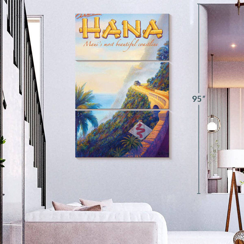 Nicci Visit Hana, 74" H x 48" W