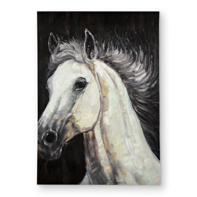 White Star Horse Outdoor Area Rug | Home Decor Essential