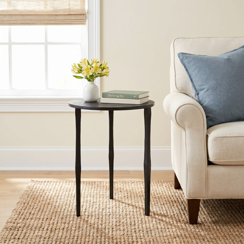 Bates Iron Top End Table