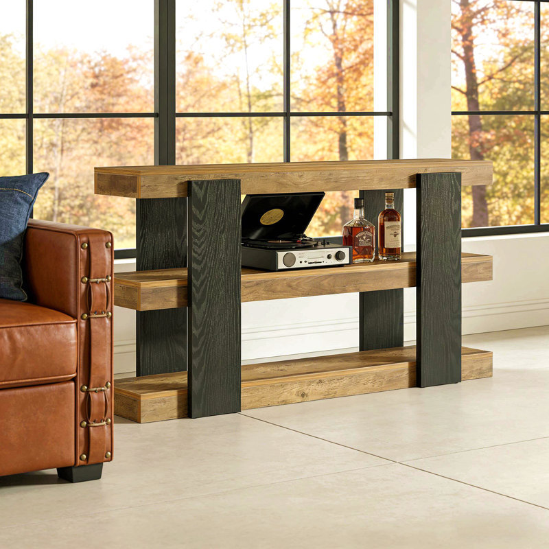 Versatile Side Table,Console Table,3-Tier Sofa Table,Entryway Table