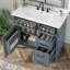 Meuble-lavabo autoportant avec tiroirs et tablette-823439219