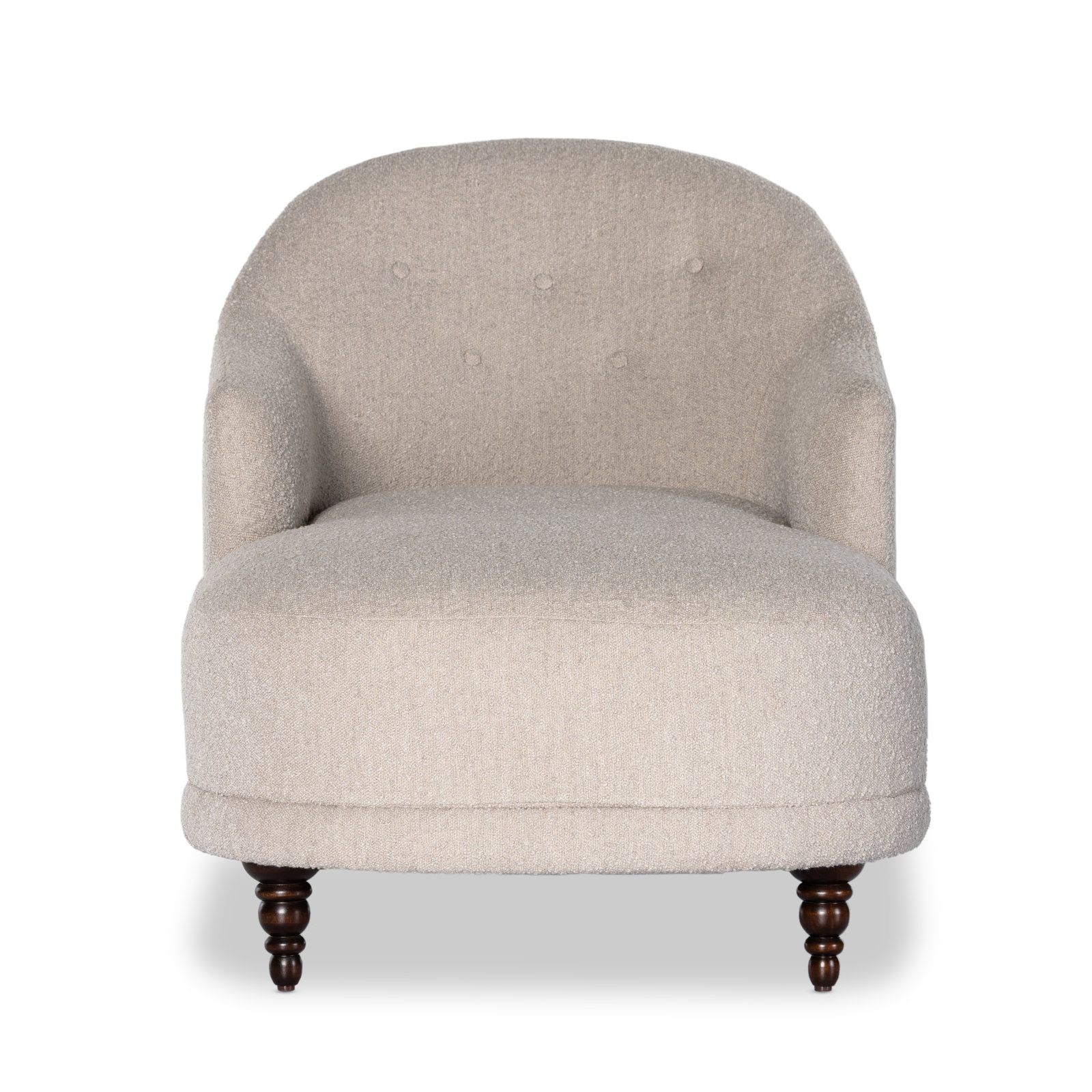 Upholstered Chaise Lounge, Knoll Sand 95% Polyester/5% Acrylic
