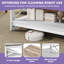 Table basse simple de 39,3 po de largeur avec tablette inférieure et support en X-374114169-374114164
