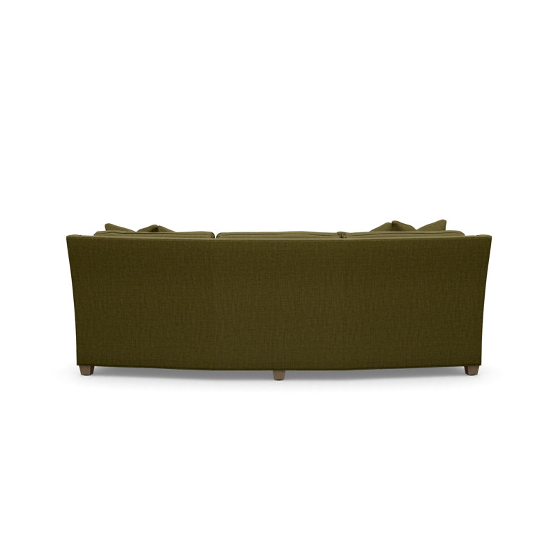 Valenza Curved Sofa, 2361-21, Driftwood