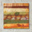  «Urban Mixed Bag 4» par Cheryl Warrick, art mural en verre acrylique, 12 po x 12 po