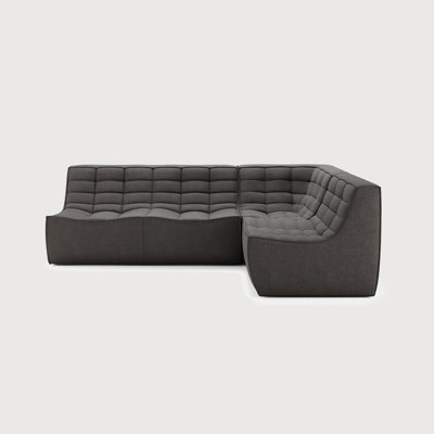 N701 Modular Sofa Set - Combo Left - 1 Seater + 2 Seater + 90° Square Corner