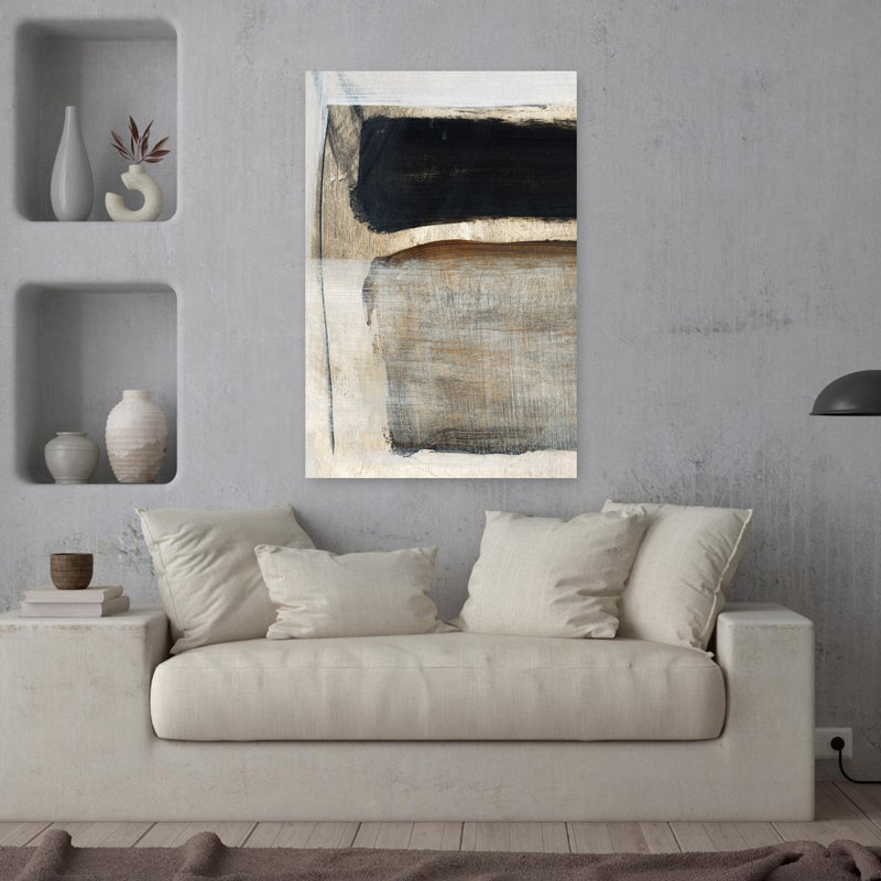 Art contemporain contemporain abstrait, H 36 po x l 24 po