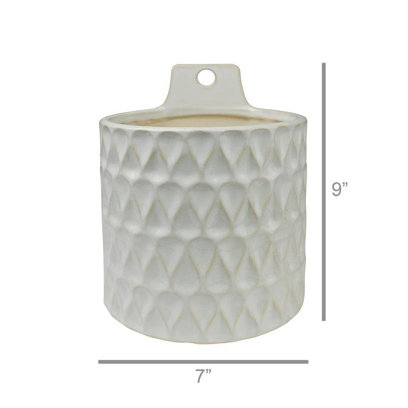 Lanore Bulb Pot Planter, 9" H x 7" W x 7" D