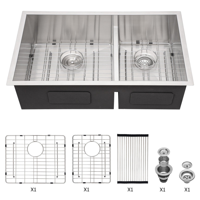 B2527236 Undermount Double Bowl Other Kitchen Sink